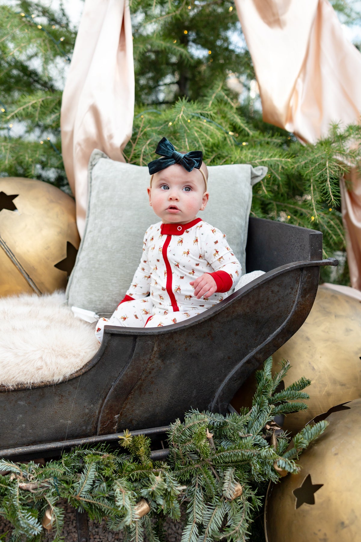 Baby Pajamas — Reindeer Chalet — image 1